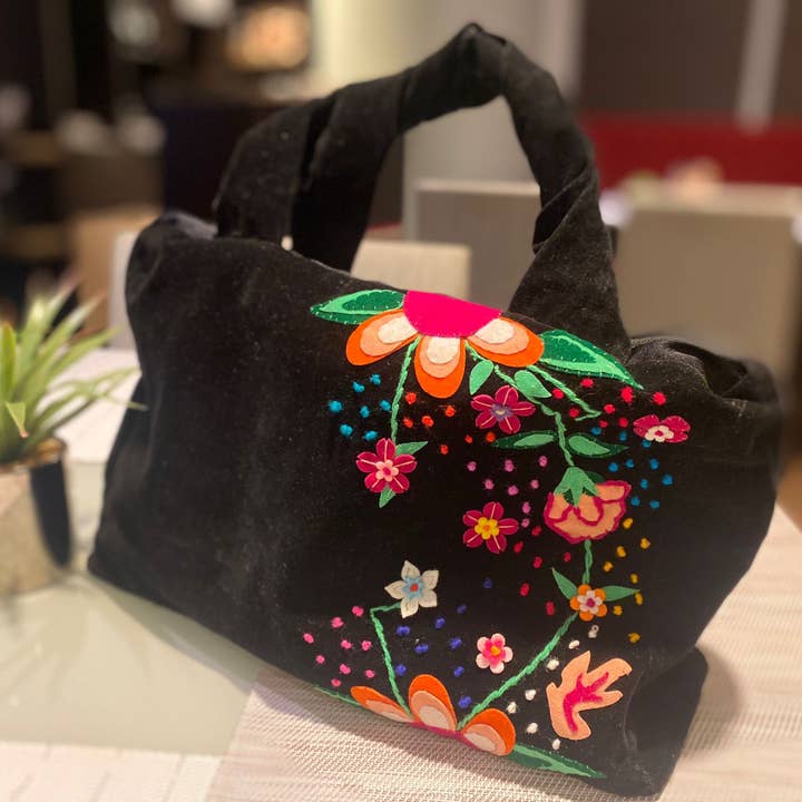 Monedero Mashua ecológico - Arpillera Art para venta al por mayor de Blossom Inspirations