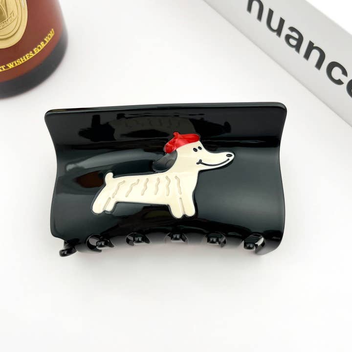 TheDivaSoap - Vendita all'ingrosso Fermaglio per capelli - Donna - Fermaglio per Capelli in Acetato a Forma di Cucciolo, Fermaglio per Capelli con Animali Carini4