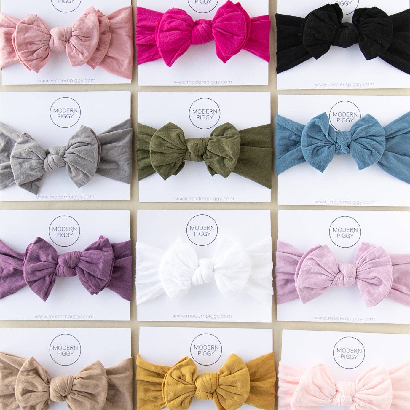 Modern Piggy - Wholesale Hair Bow - Baby - Lavender | Baby Band2