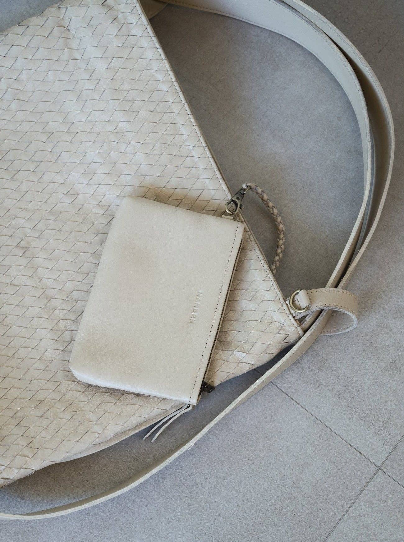 MANDRN – Sacola - Mulher por atacado – Tote Woven Evra - Osso2