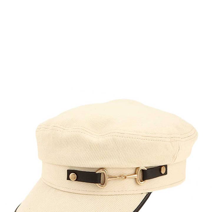 Pink Irene Wholesale – Boina - Mulher por atacado – Chapéu de boina sólida básica com sotaque de fivela de metal4