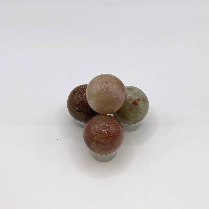 Oils and Auras - Wholesale Spiritual Stone/Crystal - Thousand Layer Lodolite Mini Sphere2