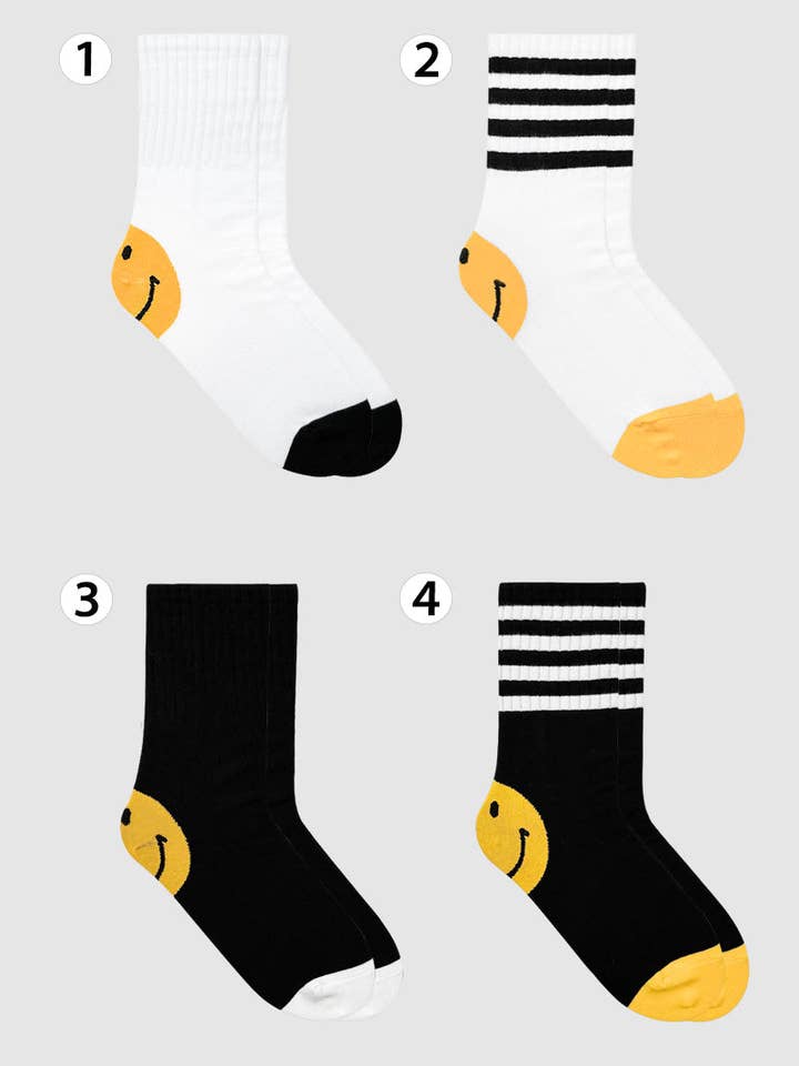 Crew Hidden Smile Socken für Damen für den Großhandel von 7DAYSSOCKS
