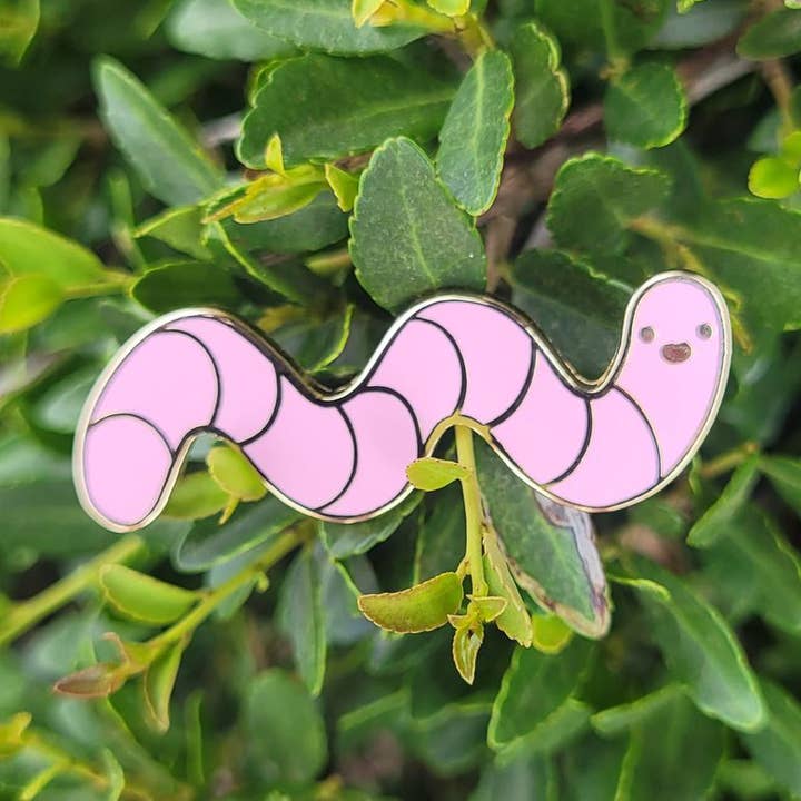 Gusano - Pin de esmalte duro para venta al por mayor de Sugar Lich