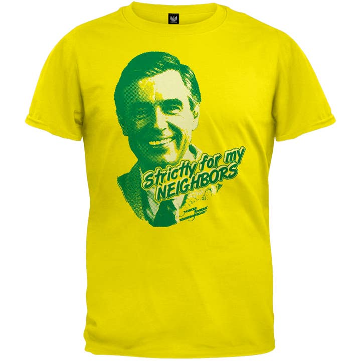 Official Store - Wholesale Screen Printed T-Shirt - Men's - Mr. Rogers - For My Neighbors Premium Men's Soft T Shirt