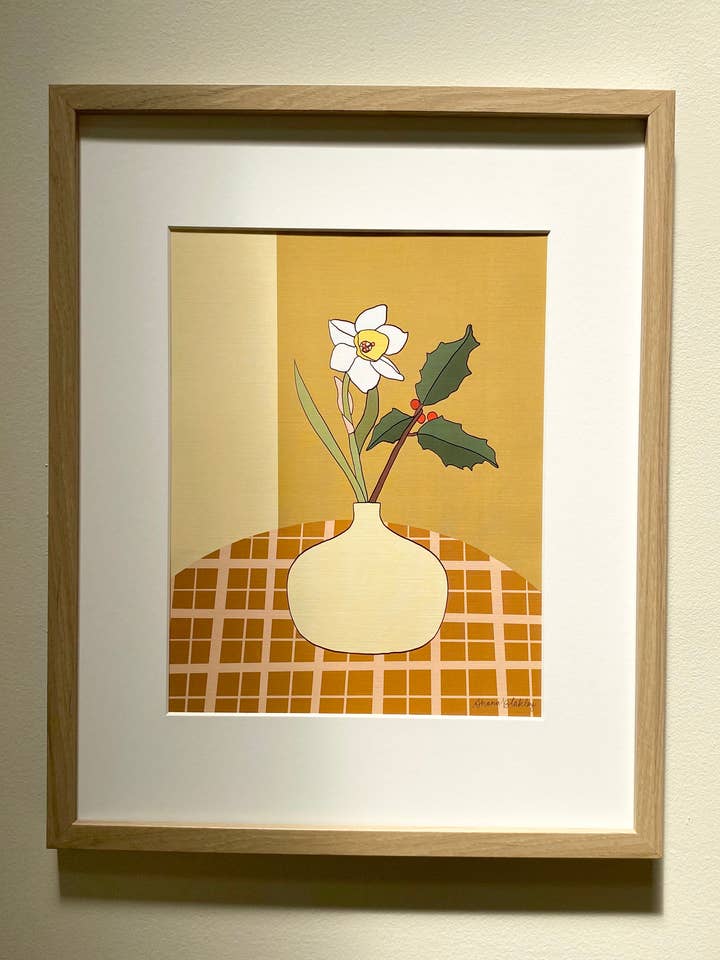 December Flower Print for wholesale by Figure Form