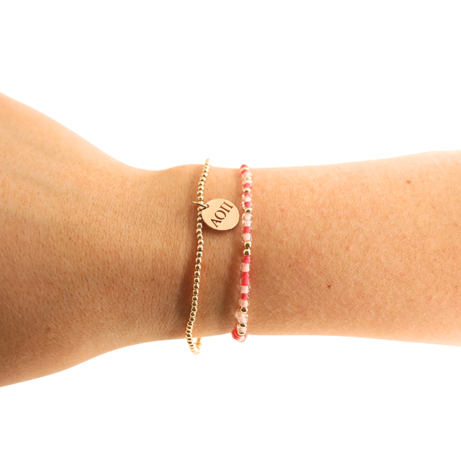 Beaded Blondes - Vente Bracelets à breloques/pendentifs - Bracelet Charme Alpha Omicron Pi1