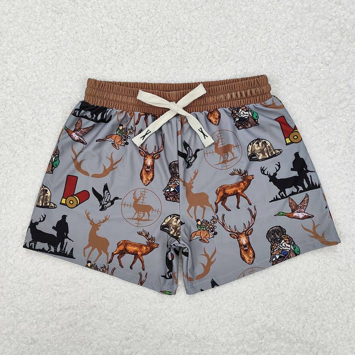Aier Wholesale - Wholesale Swim Shorts - Kids - Baby Boys Summer Deer Hunting Trunks Swimsuits Swimwear