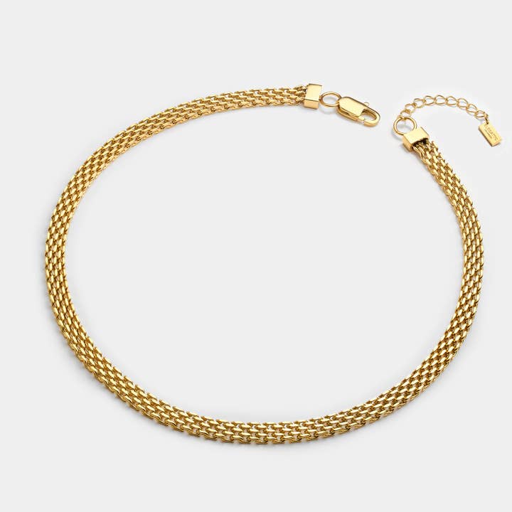 Mesh Choker Guld för wholesale av Elegatto