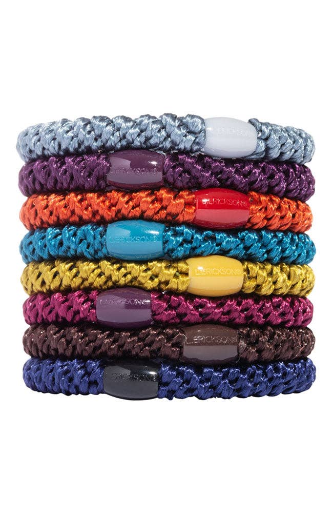 France Luxe/L. Erickson – Engroshandel Hårbånd - Dame – Grab & Go Hestehalebindere - Sæt med otte74