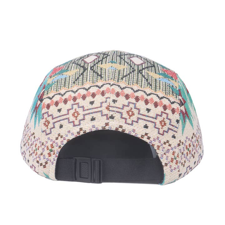 HATPHILE - Wholesale Flat Brim Cap - Unisex - Hatphile Trendy Aztec Pattern 5 Panel Hat