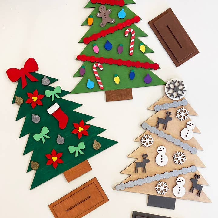 Royal Serenities - Wholesale DIY Craft Kit - Kids - Kid's paintable Christmas Tree DIY Kit - family fun activity