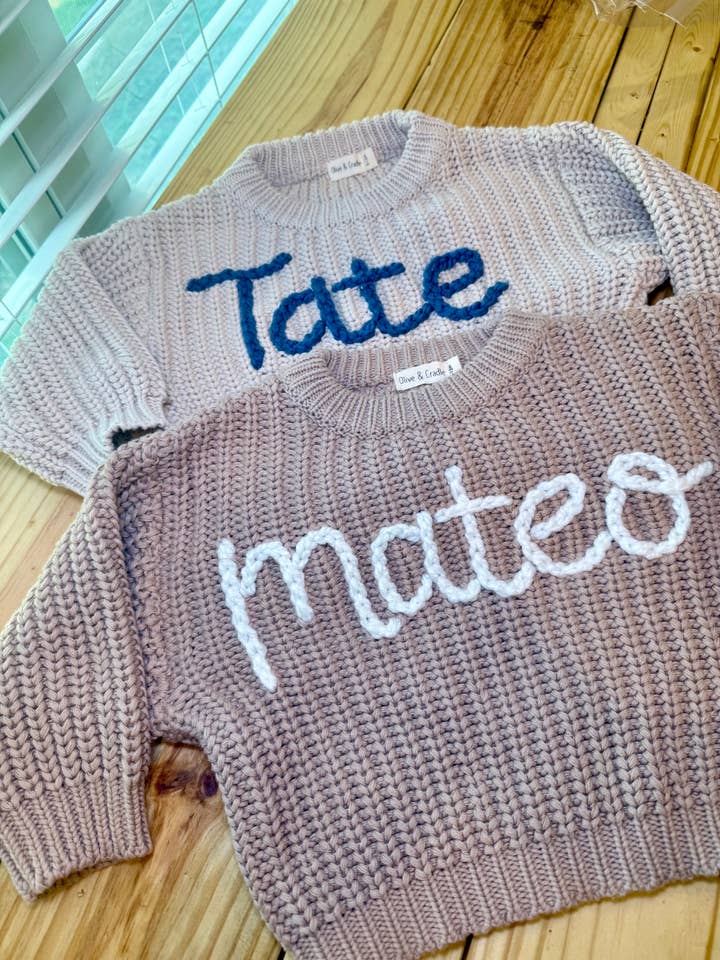 Pretty Little Stitch - Venta al por mayor Jersey de punto - Niños - Suéteres gruesos bordados a mano3