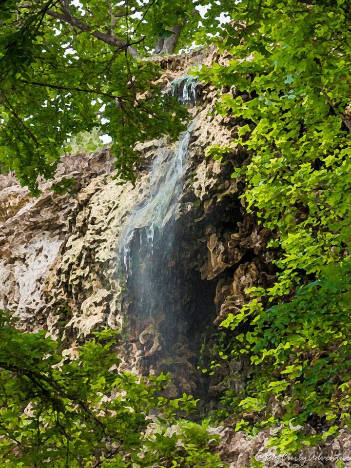 Watercolor Digital Prints - Waterfall for wholesale by My Curly Adventures