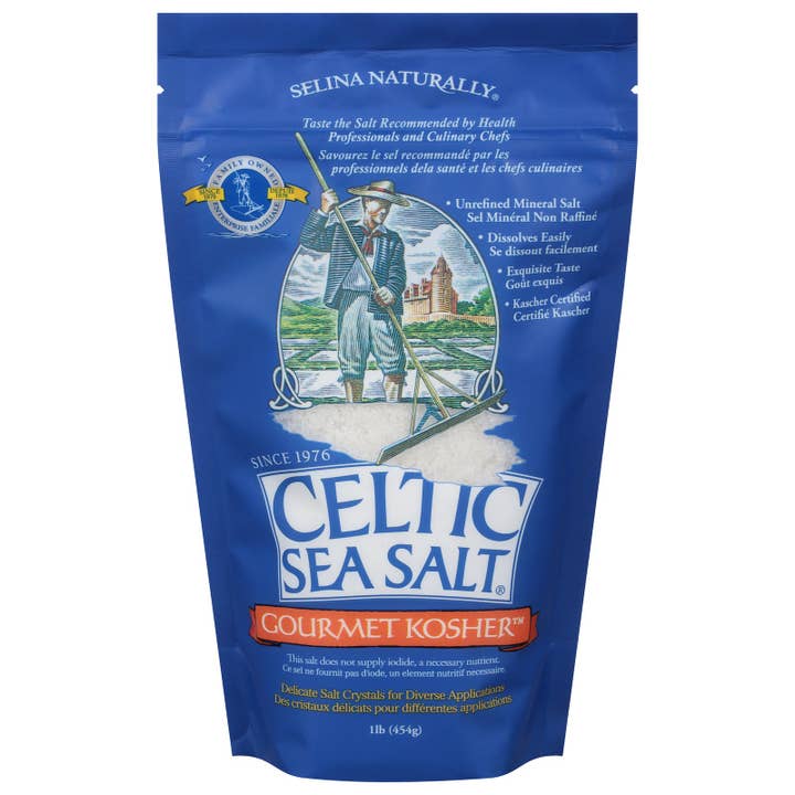 Celtic Sea Salt - Salt Bag Gourmet Kosher - Case of 6-1 LB for wholesale by Everyday Supply Co