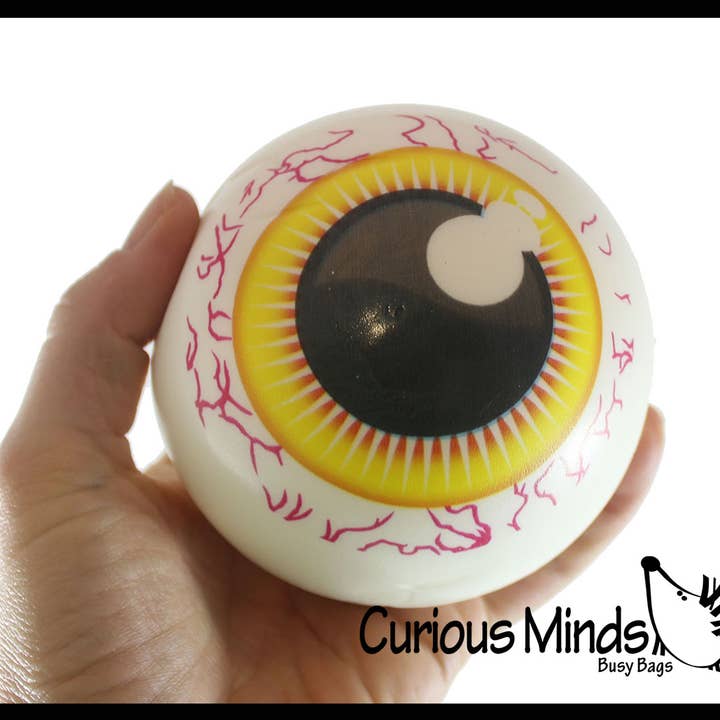 Curious Minds Toys - Wholesale Squishy Toy - Kids & Baby - 1 Large Eye Slow Rise Squishy Foam Stress Ball - Sensory,11