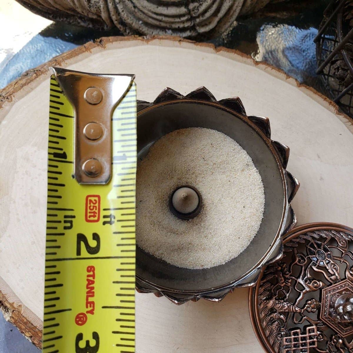 My Magic Place Shop - Wholesale Incense Holder - Small Lotus Incense Holder, Brass Metal Incense Burner6