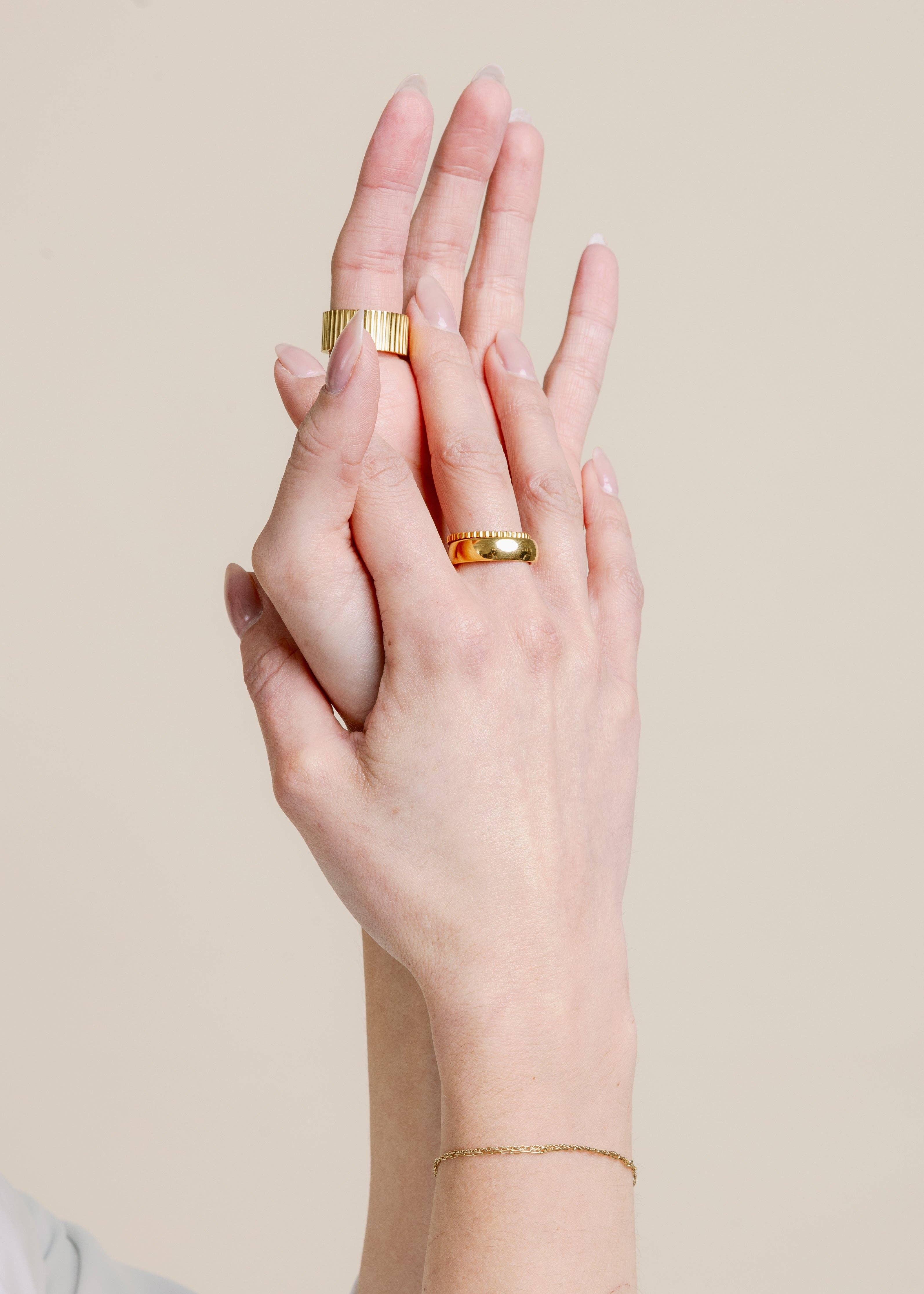 Gold Nova Ring for wholesale on Faire5