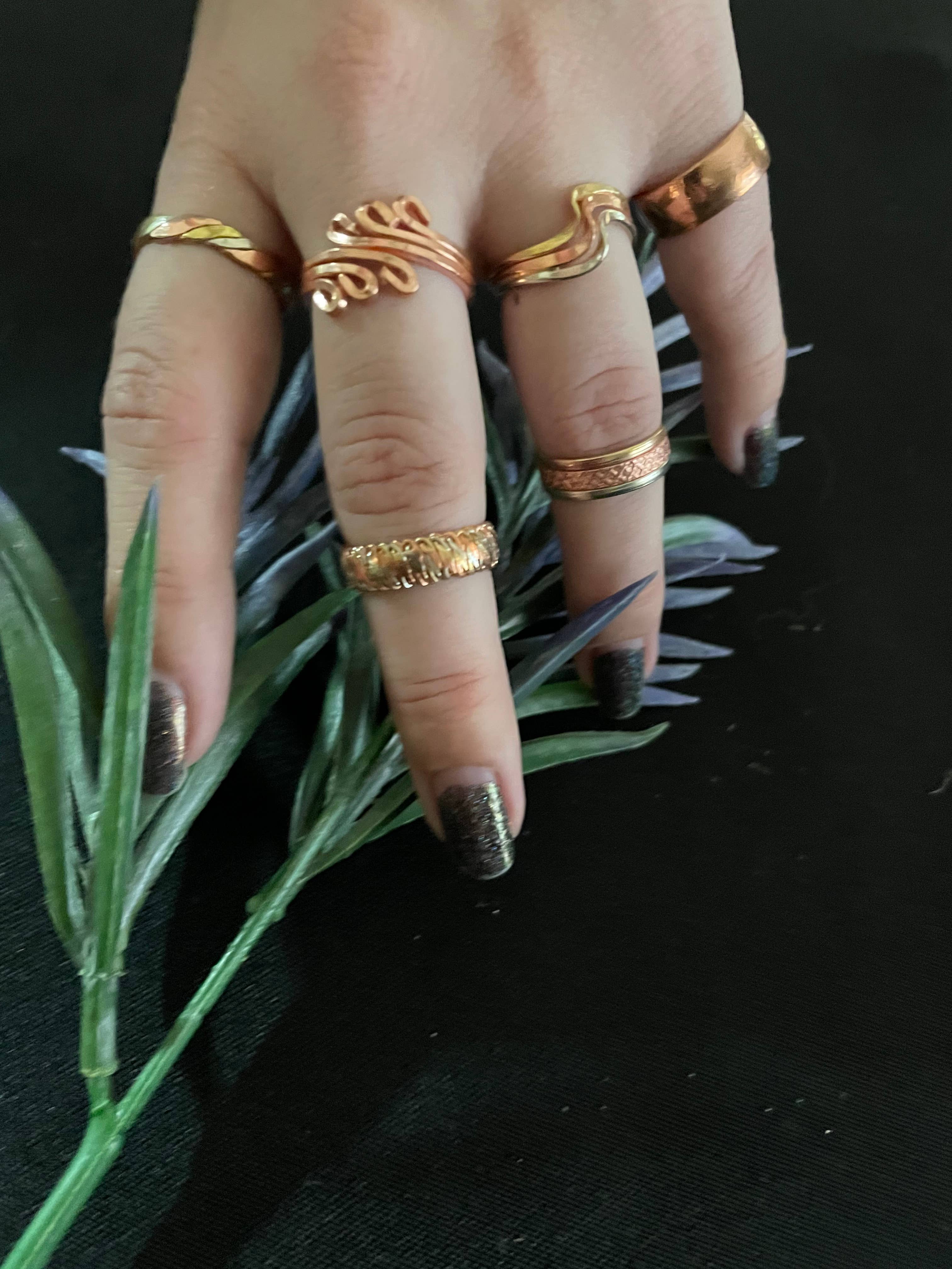 HPSilver, LLC - Wholesale Jewelry Set - Copper and Brass Rings, Wholesale Pack of 252