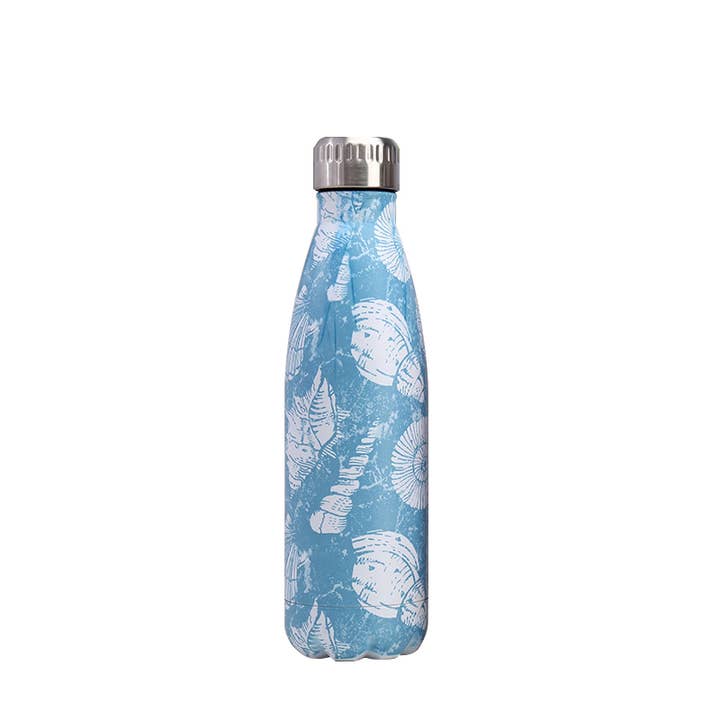 Stainless Steel Reusable Water Bottle – Sea Shells – 500ml for wholesale by Bambrew