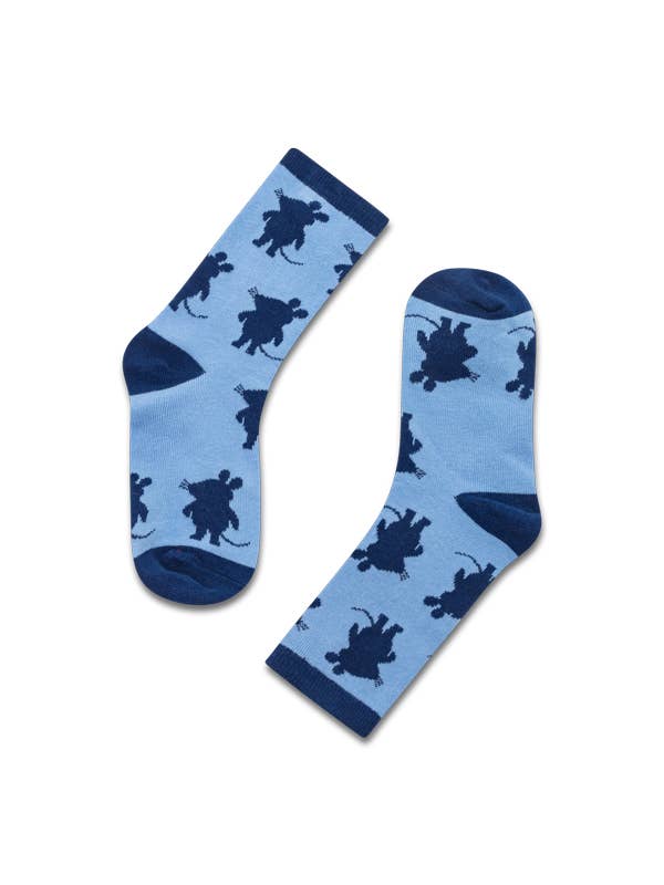 koaa — The Mouse “Silhouette” — Socks blue/navy for wholesale by koaa