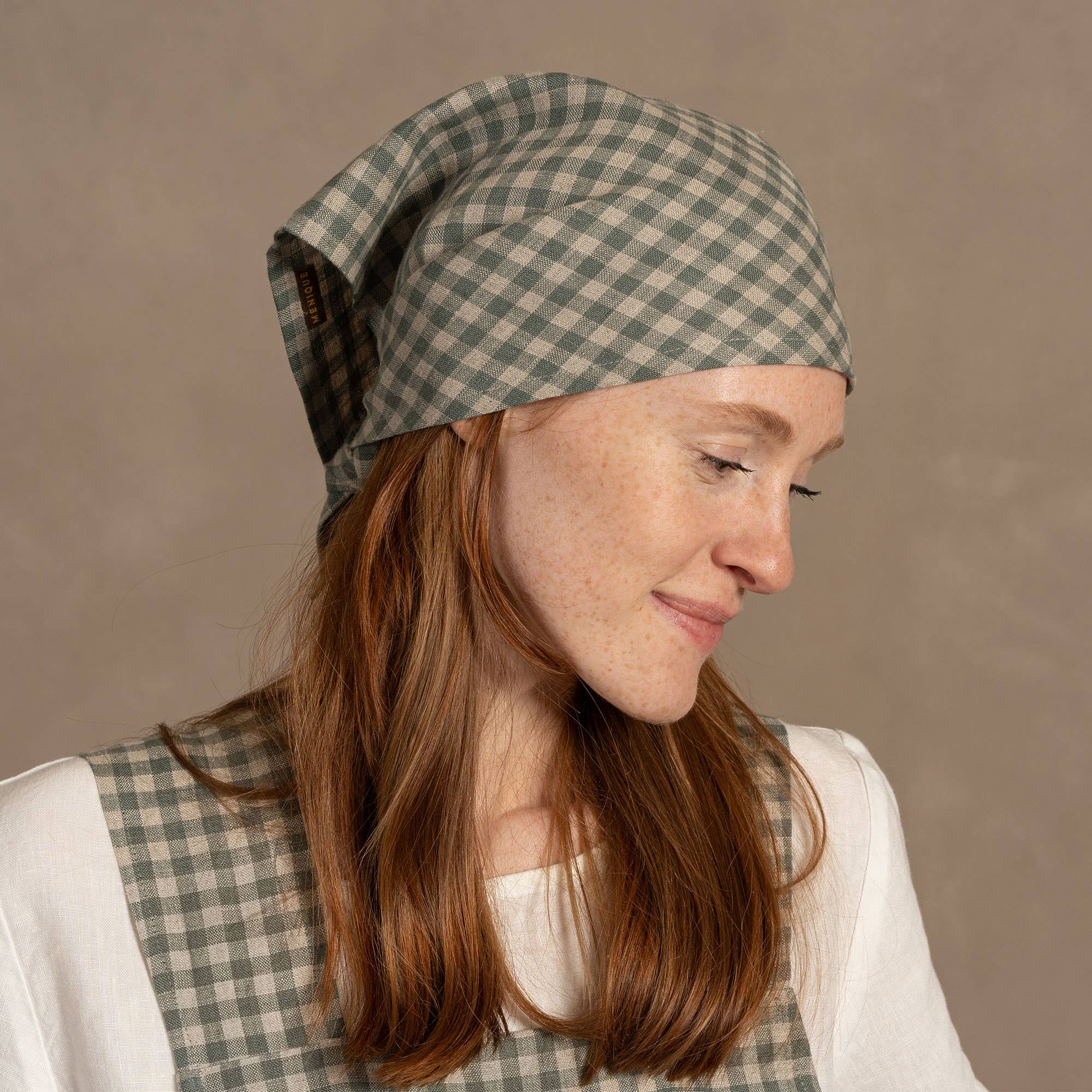 menique - Vendita all'ingrosso Bandana - Donna - Bandana triangolare unisex in lino0