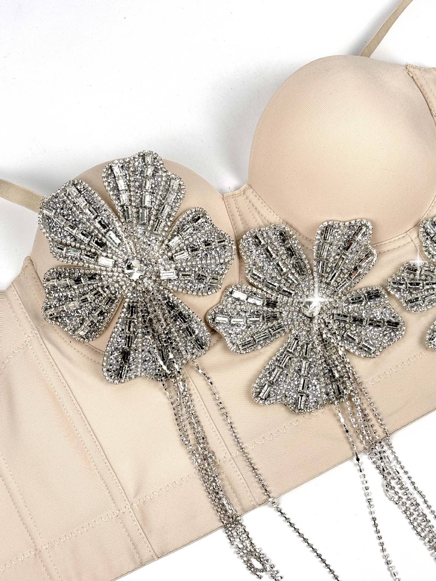 Productseeker - Wholesale Corset - Women's - VE18YDiamond Flower Herringbone Corset Bra – Seductive Charm14