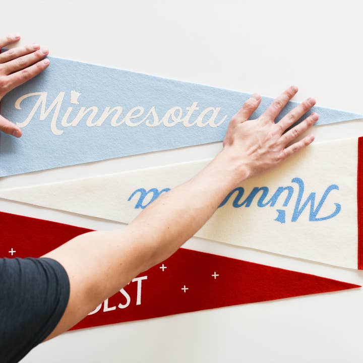 By Aleisha - Wholesale Flag - Minnesota Felt Pennant6