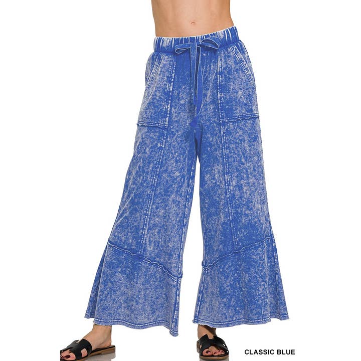 Blue Bunny Inc - Wholesale Athletic Sweatpants/Joggers - Women's - Exposed seam flare hem pants with pockets5