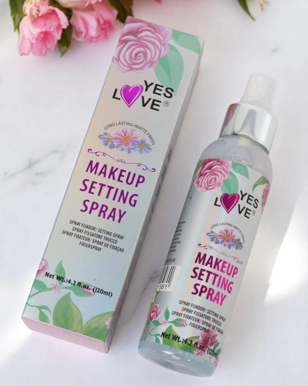Yes Love Cosmetics - Wholesale Makeup Setting Spray/Powder - MAKEUP SETTING SPRAY ROSES4