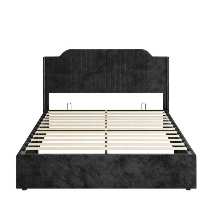 Karat Home - Wholesale Bed - Stuart Hydraulic Lift Up Platform Queen Bed7