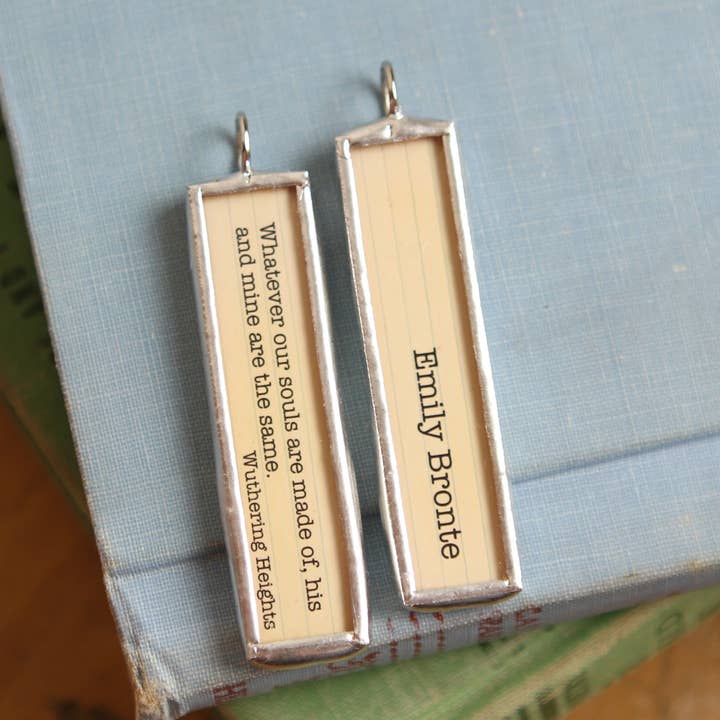 Jennifer Dahl Designs LLC - Wholesale Pendant/Charm Necklace - Wuthering Heights Emily Bronte Literary Book Charm Necklace