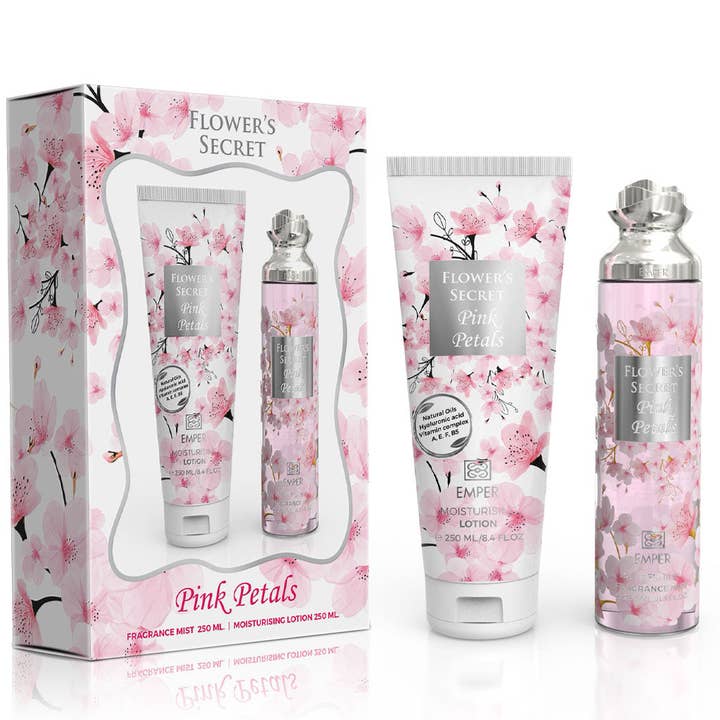 EMPER Gift Set Flower'S Secret Pink Petals for wholesale by FRAGRANCE WHOLESALE LTD