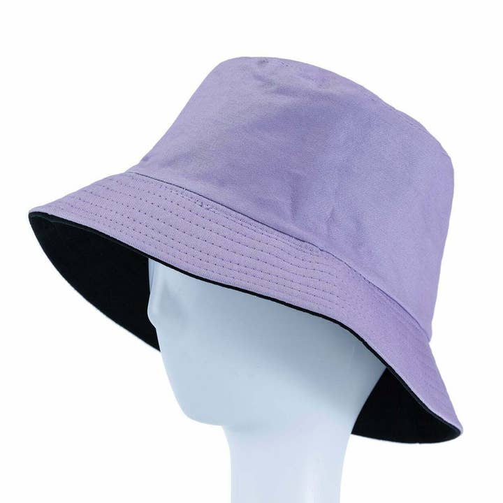 Diacly - Wholesale Bucket hat – Women's - Reversible Outdoor Solid Color Bucket Hat6