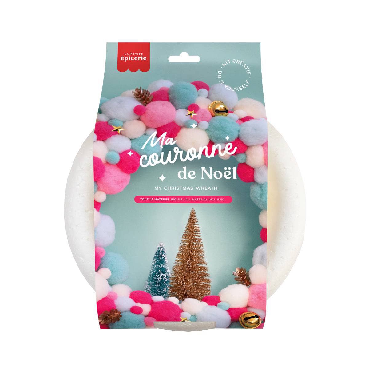 La Petite Épicerie - Wholesale DIY craft kit - Christmas wreath kit - Pop