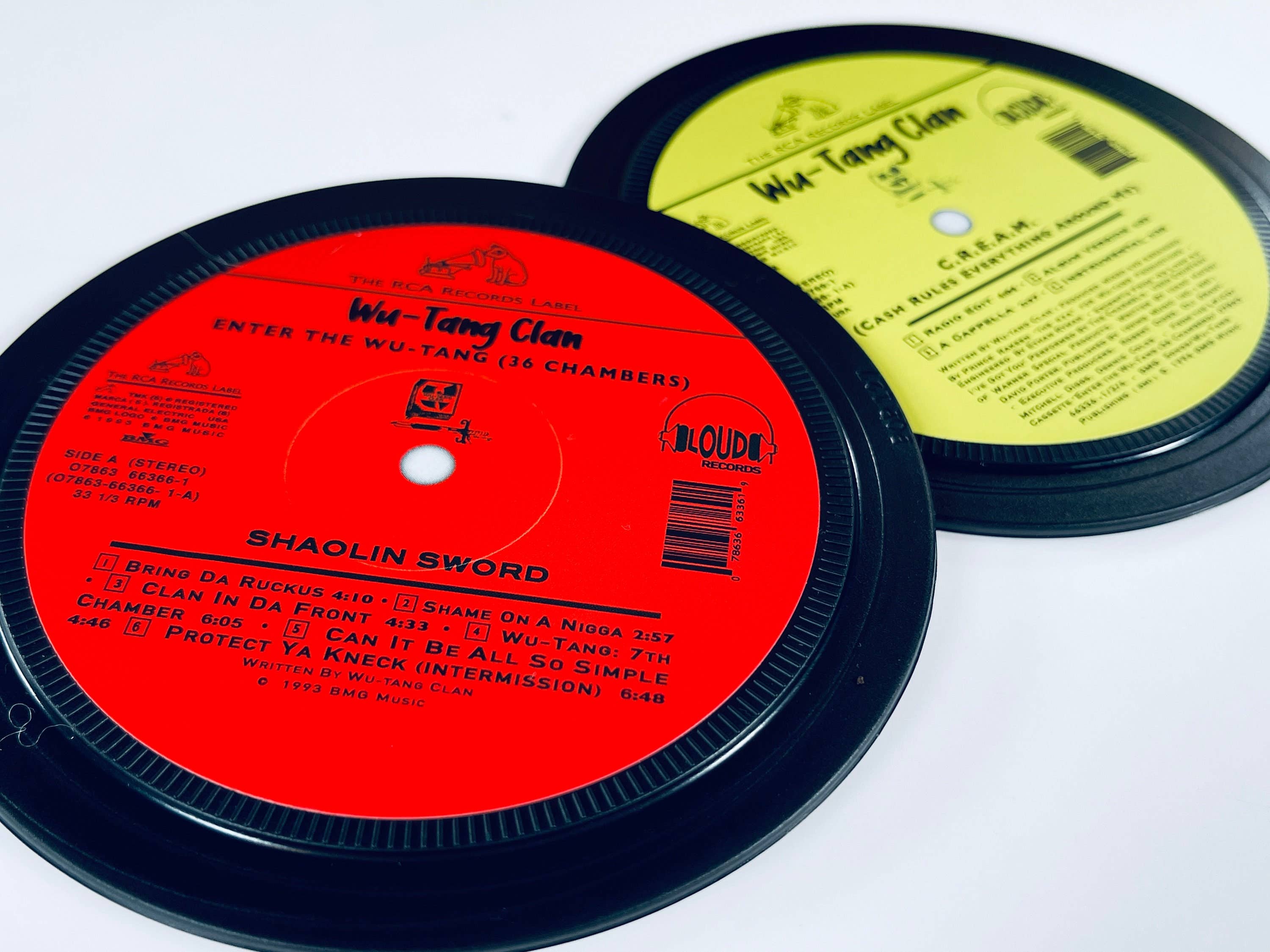 Popsters - Wholesale Coasters - Wu Tang Clan record label coasters. Popsters1