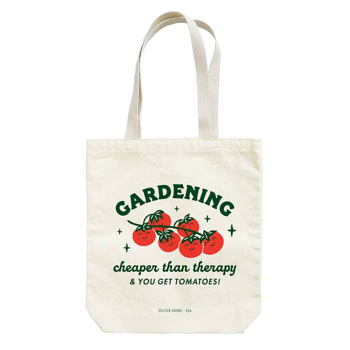 Garden Therapy Tote for wholesale by Seltzer Goods