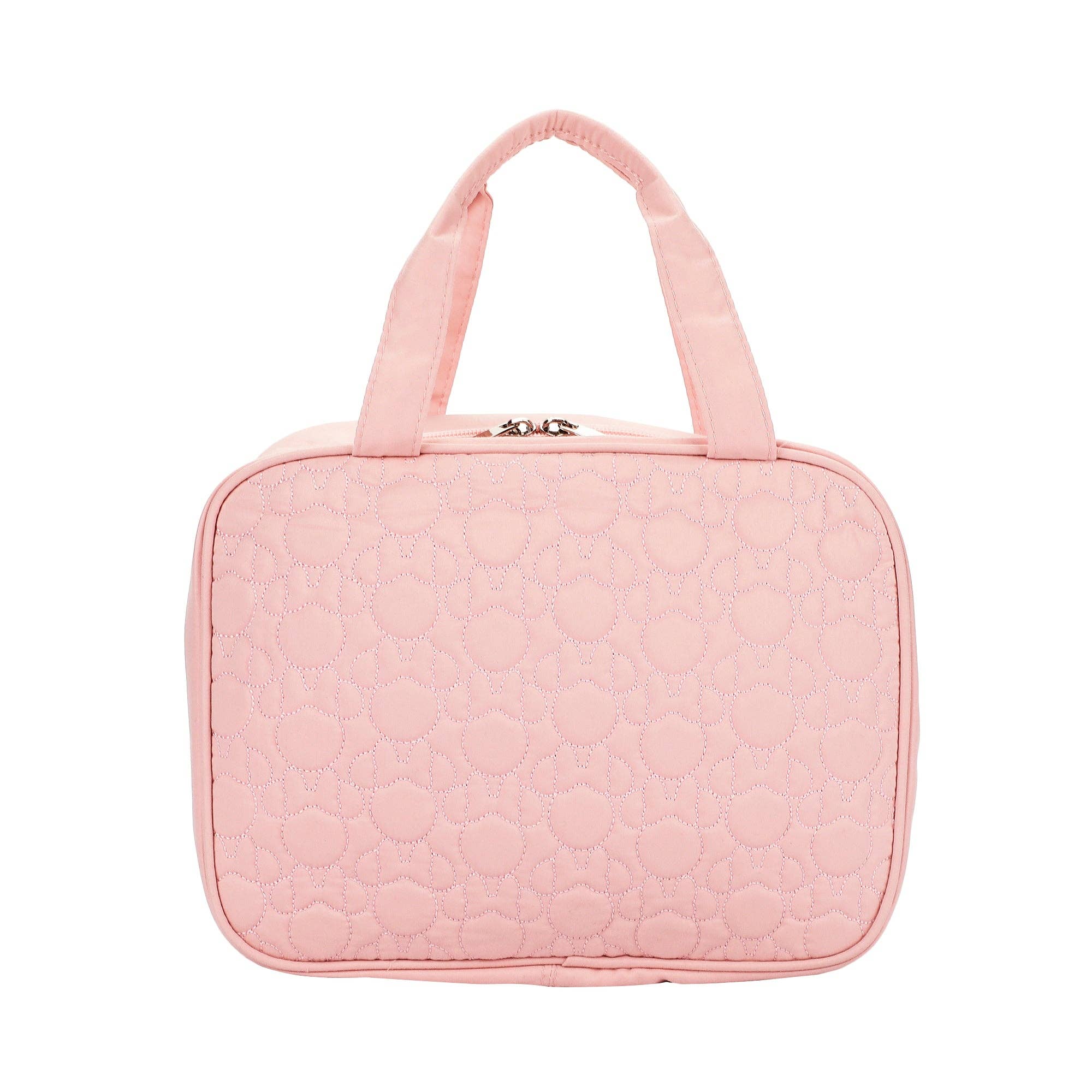 Bioworld Merchandising - Wholesale Makeup/Cosmetic Bag - Disney Minnie Mouse Head Pattern Adult Cosmetic/Toiletry Bag0