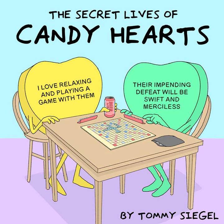 Secret Lives of Candy Hearts by Tommy Siegel for wholesale by Simon & Schuster