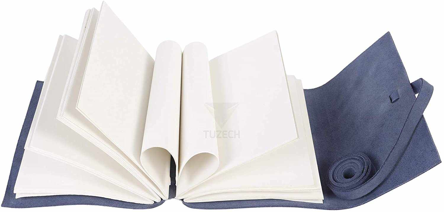Tuzech Leather - Wholesale Journal/Diary - Tuzech Leather Journal Writing Notebook Antique Handmade Leather Bound Daily Notepad for Men/Women Unlined Paper for Art Sketchbook Travel Diary to Write in 7 Inches21