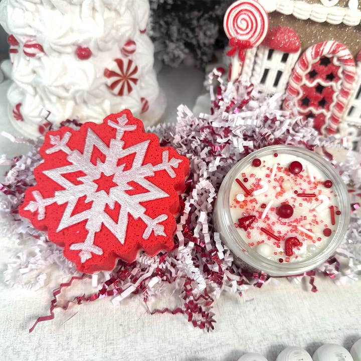 Mandatory Me Time - Wholesale Body Scrub/Exfoliant - Peppermint Swirl Foaming Sugar Scrub | Winter Christmas1