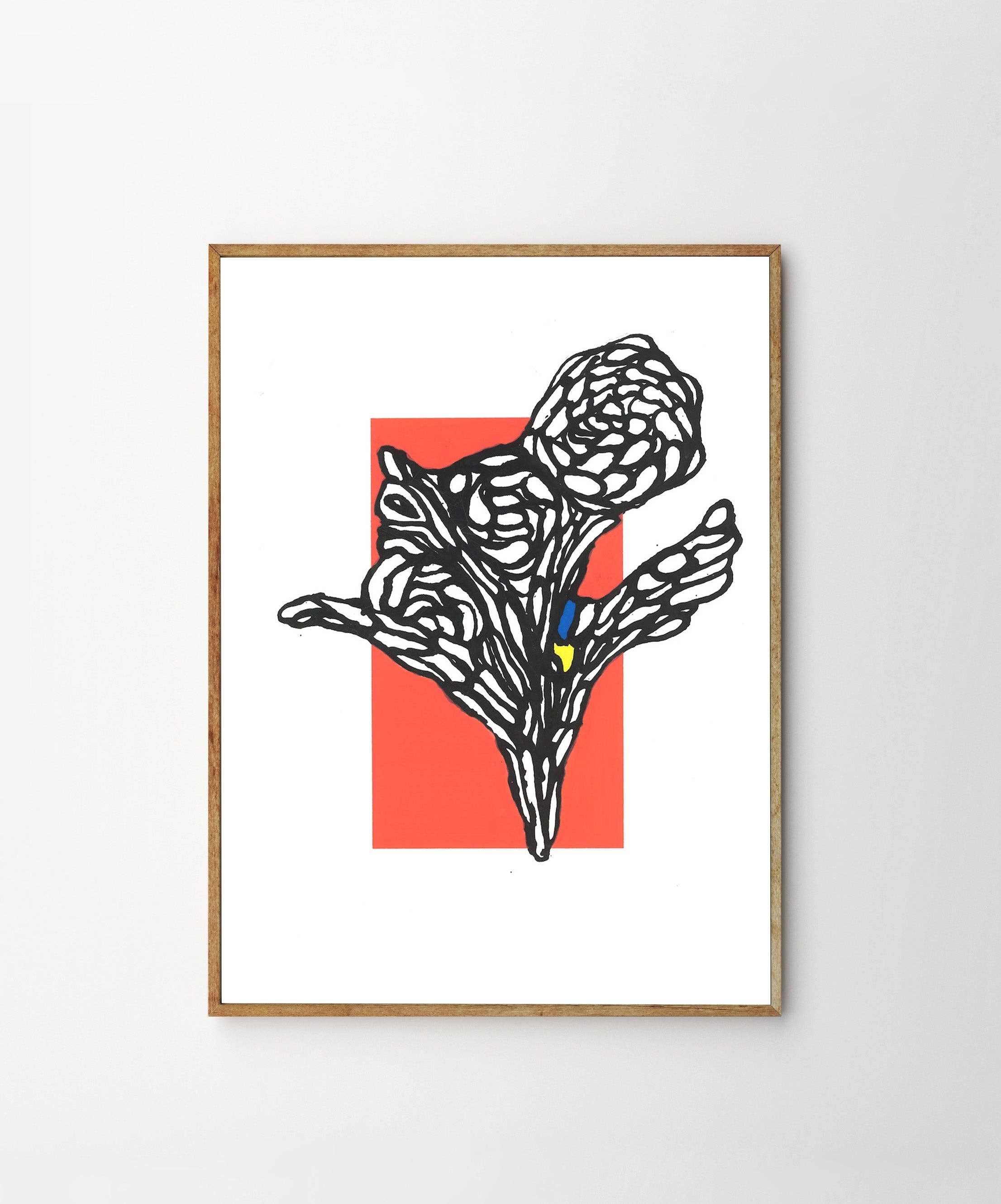 Gustave - Wholesale Art Print - Sven Reubens, Abstract No. 1, Flower0