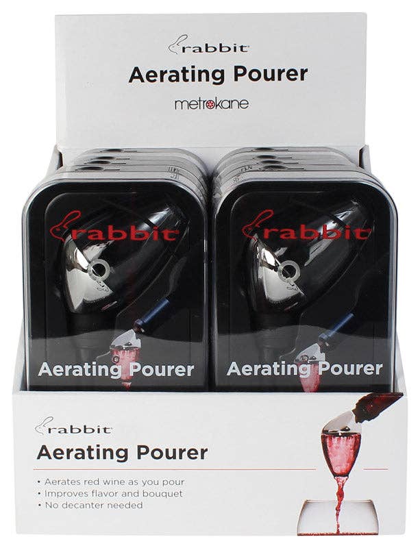 Everyday Supply Co - Wholesale Wine Aerator - METROKANE - Rabbit ABS Aerating Wine Pourer - Case of 80