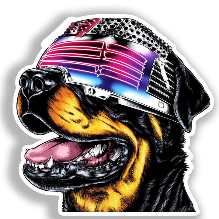 Rottweiler Dog Decal Sticker # A017953 for wholesale by Yoonek Graphics
