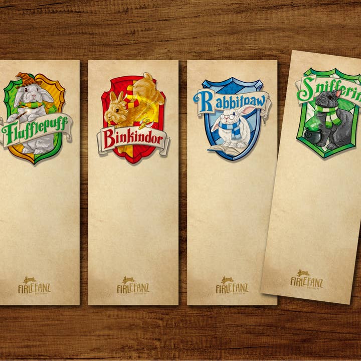 Bookmarks "Enchanting Bunnies" for wholesale by Firlefanz Design