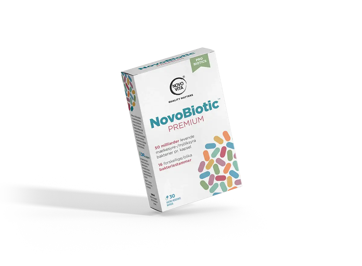 Novo Vita – Engroshandel Kosttilskud og vitaminer – NovoBiotic Premium™ (50 billion live cultures per capsule)1