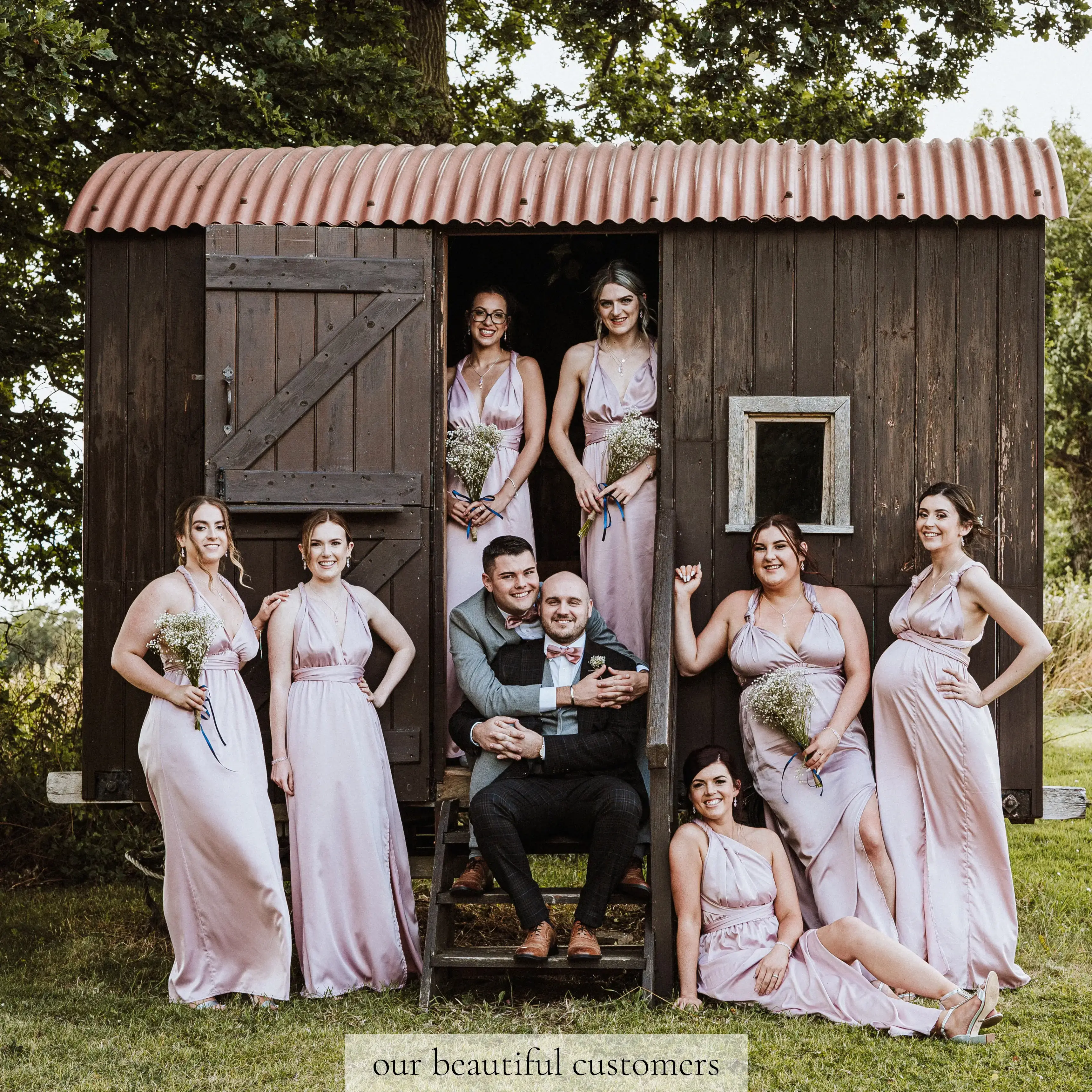 IDENTITY LINGERIE – wholesale Klänning - Dam – Silke brudtärna klänning Infinity Guest Satinklänningar Multiway5