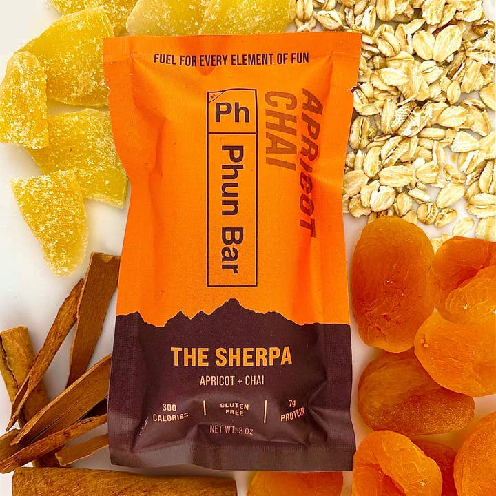 Phun Bar - Wholesale Snack Bar - Apricot+Chai "The Sherpa"