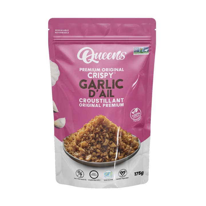 Queens Premium Crispy Garlic for wholesale by Queens Premium