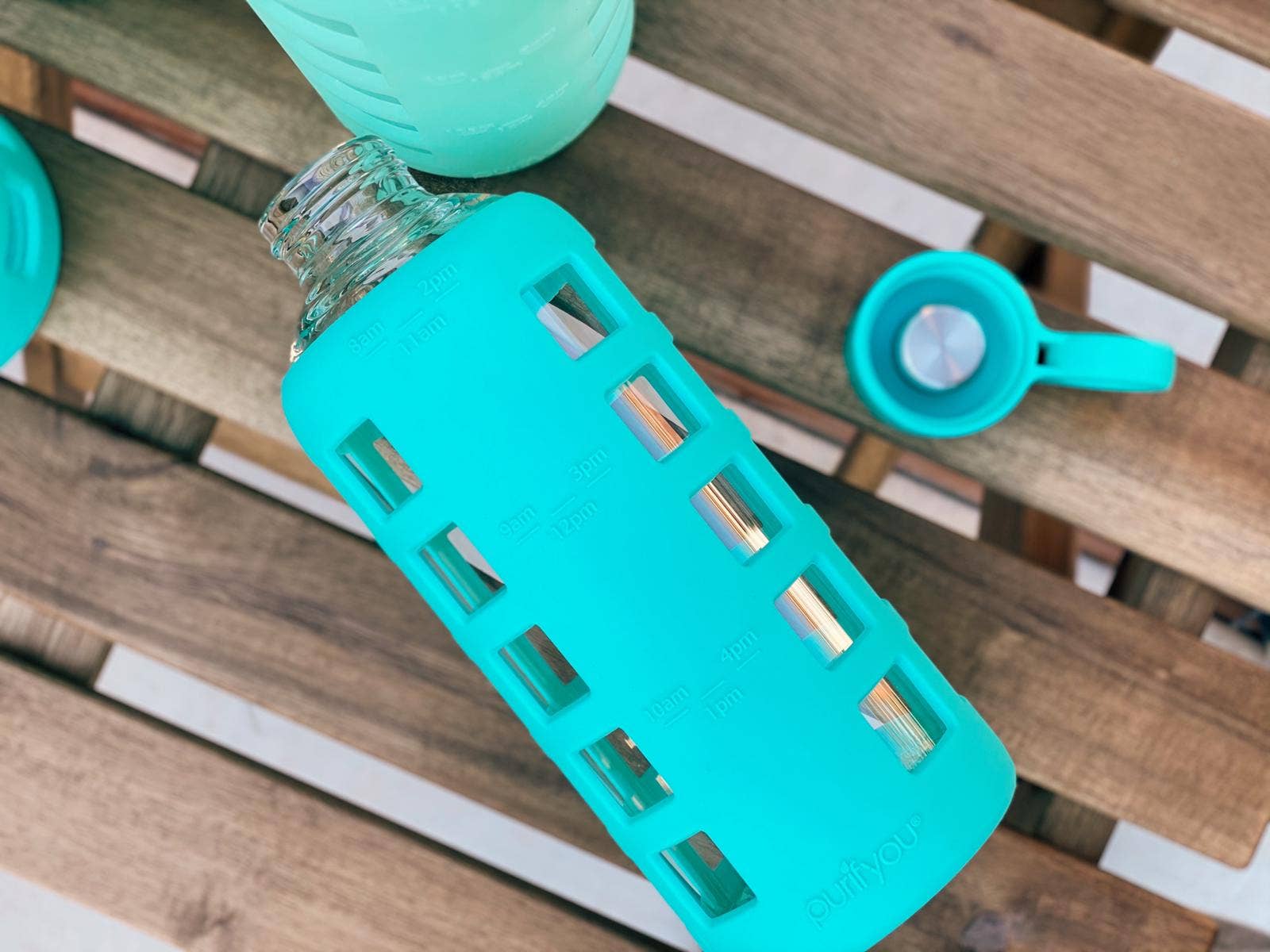 purifyou – wholesale Water bottle – purifyou® Premium Glass Water Bottle17